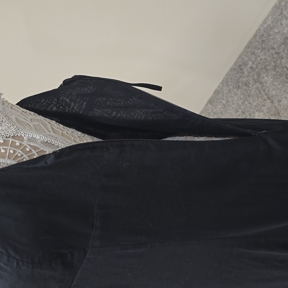 LRL Lauren Ralph Lauren Black Eyelet Hem Cotton Maxi Dress - Picture 6 of 10